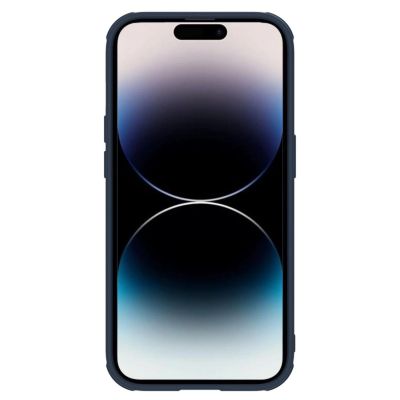 3. Nillkin Textured S Case iPhone 14 Pro Max armored cover with camera cover blue