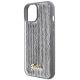 6. Guess Sequin Script Metal case for iPhone 15 - silver