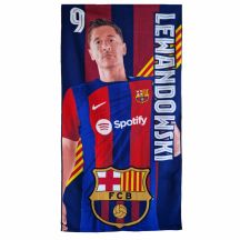 FC Barcelona towel beach towel Robert Lewandowski microfiber 70X140 120003