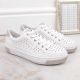 5. Rieker W RKR642 openwork leather shoes white