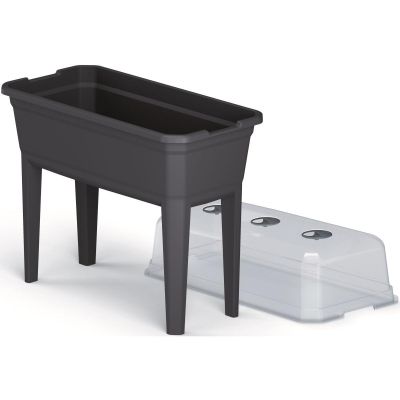 3. STANDING GREENHOUSE SEEDBED RESPANA SET ECOLINE 74.6x77.7x36.8CM ANTHRACITE