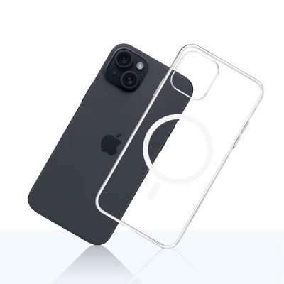 5. 3mk Clear MagCase for Apple iPhone 15 - transparent