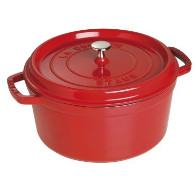 STAUB 40509-852-0 round cast iron pot - red 6.7 ltr
