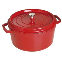 STAUB 40509-852-0 round cast iron pot - red 6.7 ltr