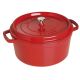 STAUB 40509-852-0 round cast iron pot - red 6.7 ltr