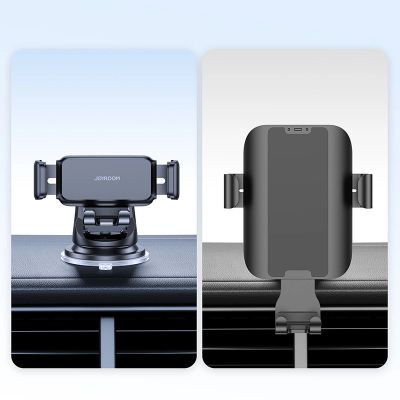 4. Joyroom Car Smartphone Holder for Dashboard Black (JR-ZS283)