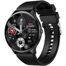 VELTORI VT160-1 Smartwatch Black Silicone Strap