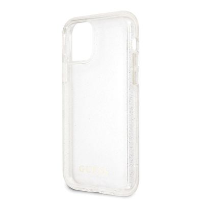 3. Guess GUHCN65PCGLSI iPhone 11 Pro Max silver/silver hard case Glitter