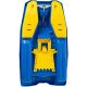 3. PLASTIC SLED WITH BRAKE AND STEERING WHEEL MIKOŁAJ 97x53x25CM BLUE