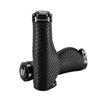 Rockbros Bike Grips Twisted Ergonomic Anti-Slip Grips - Black