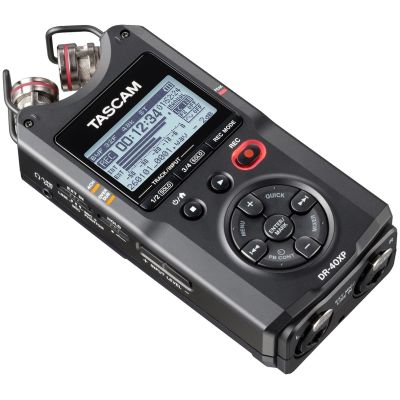 9. Tascam DR-40XP - Portable Digital Recorder with USB Audio Interface