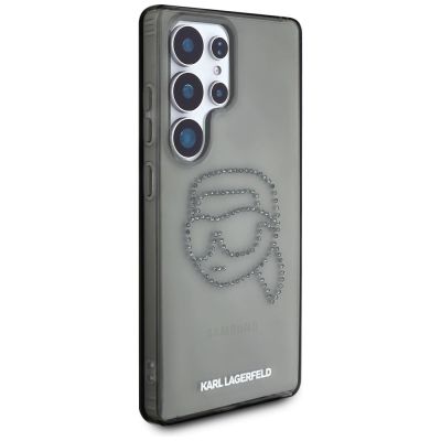 4. Case Karl Lagerfeld Rhinestones Karl Head Logo Samsung Galaxy S25 Ultra black
