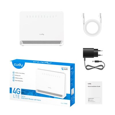 5. CUDY LT400V Wi-Fi 4G N300 Router with Voice