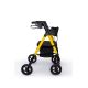 Four-wheeled walker Marseille, yellow RF-617/Ż REHAFUND