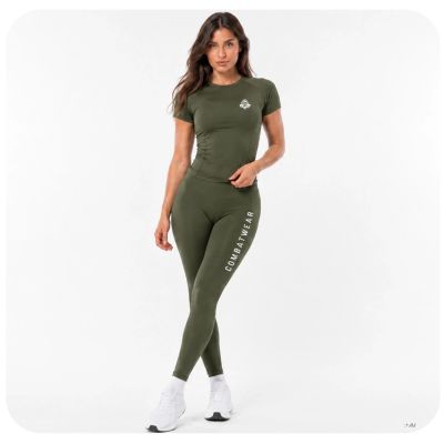 4. ARMY GREEN COMBATWEAR women's rashguard | DBX Bushido