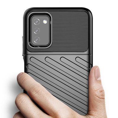 5. Thunder Case Flexible Tough Rugged Cover TPU Case for Samsung Galaxy A03s black