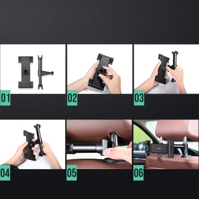 9. Ugreen car holder for smartphones / tablets on the headrest black (LP160)