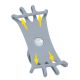 23. DUNLOP SILICONE BIKE PHONE HOLDER 360 ROTATING GRAY