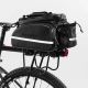 12. Rockbros A6-6 bicycle bag for trunk, 35 l, with fold-out pockets - black