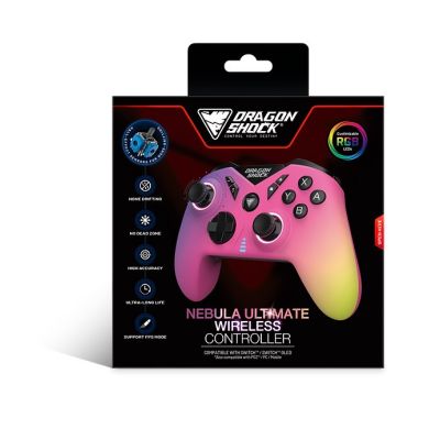 7. Dragonshock Nebula Ultimate Multicolored Bluetooth Gamepad Nintendo Switch