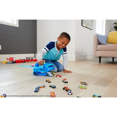 3. Hot Wheels City Ultimate Dual Dragon Transporter