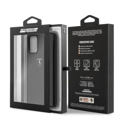 7. Ferrari Hardcase FEHCAHCS67BK S20+ G985 black/black Carbon Heritage