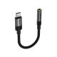 4. Acefast J12 USB-C to 3.5mm mini jack adapter - black