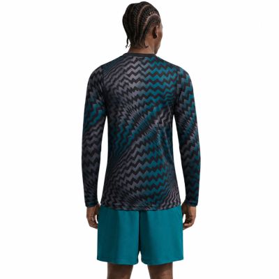 2. Men's Nike Dri-FIT Gardien VI Goalkeeper Jersey Black-Grey-Blue HV8306 010