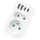 6. MACLEAN 2-Socket Power Outlet + 4x USB MCE249 F/W