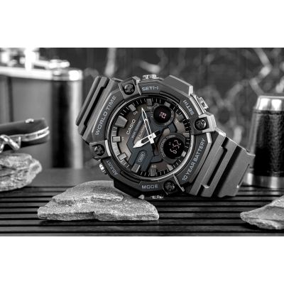 6. Men's Watch CASIO AEQ-120W-1BVDF + BOX