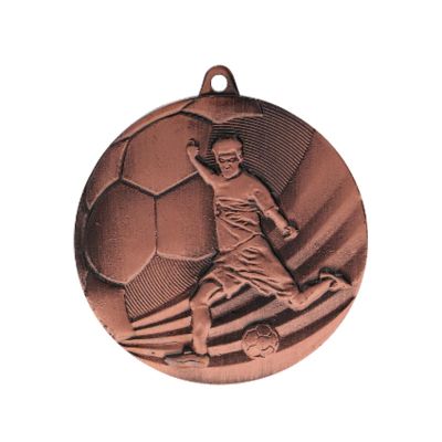 Bronze medal – football – steel medal