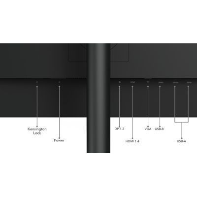 19. Lenovo ThinkVision T24v-30 LED display 60.5 cm (23.8") 1920 x 1080 px Full HD Black