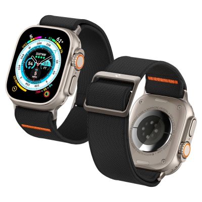 16. Spigen Fit Lite Ultra Strap for Apple Watch 4/5/6/7/8/9/SE/Ultra (42/44/45/49 mm) - Black