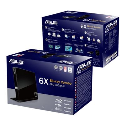 3. ASUS SBC-06D2X-U SBC-06D2X-U/BLK/G/AS Burner (USB 2.0; external)