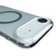 3. Puro Lite Mag TPU+PC Case Compatible with MagSafe for iPhone 17 Air - Transparent with Turquoise Ring