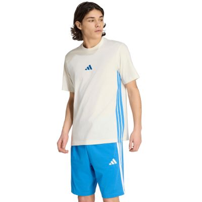 Men's adidas Essentials 3 Stripes T-shirt cream KC0888