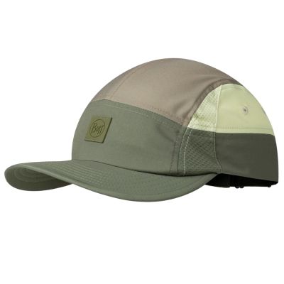 Buff 5 Panel Go Cap Running Cap – Domus Khaki
