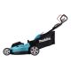 9. Makita DLM480Z Lawn Mower Push-Type Lawn Mower Battery Black, Turquoise
