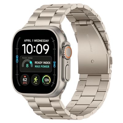 Tech-Protect Stainless Stainless Steel Bracelet for Apple Watch 44 / 45 / 46 / 49 mm – Silver-Gold