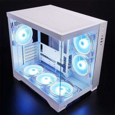 12. Chieftec GM-30W-TG-OP Computer Security & Holder Cube White