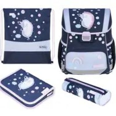 17. Herlitz Basic Loop Plus School Bag Unicorn Dreams