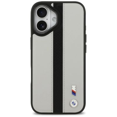 3. BMW M Perforated Stripe Logo MagSafe Case for iPhone 17 - Gray