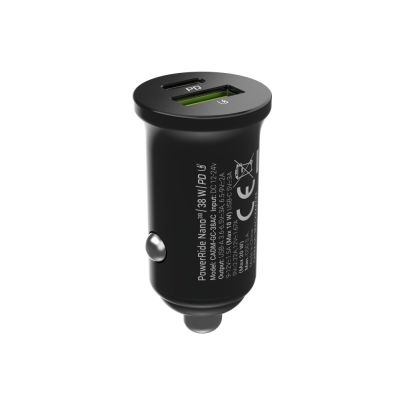 5. GREEN CELL CAR CHARGER GC POWERRIDE NANO38 38W 6A 1X USB-C 1X USB-A