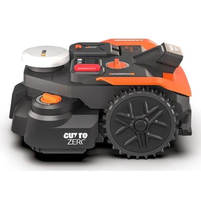 4. WORX WR308E Lawnmower Robot Battery Black, Orange