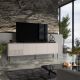 3. TV cabinet ABI 4D 200x38x62 cashmere matt