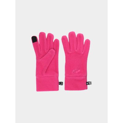 Children's touch screen fleece gloves 4F Junior 4FJWAW24AGLOU069-54S