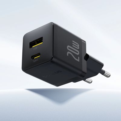 5. Baseus Palm 20W USB-C USB-A Wall Charger - Black