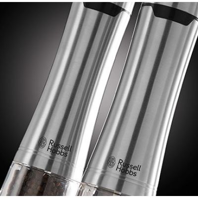 3. Russell Hobbs 23460-56 Spice Mill Salt and Pepper Grinding Set Stainless Steel