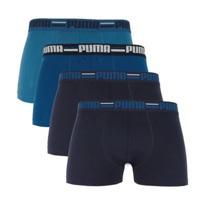 3. Puma Brand Elastic Men's Boxer Shorts 4-Pack Navy/Blue 938197 02