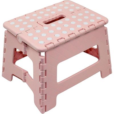 2. ANTI-SLIP FOLDING STOOL PINK